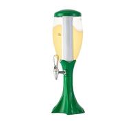 Drink Dispenser - 3 Liter Alcohol Server, Bartender Chilled Core Cylinder, LED Illuminated Stand, Long Lasting Secure Spout | Multi-Purpose Beverage Station for Parties, Pub, Events and Homebar