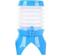 Drink Dispenser 5.5L Collapsible Juice Beverage Dispenser Foldable Water with Spigot Portable Water Storage Container for Camping, Hiking, Outdoor Activities, Beverage, Drink Dis