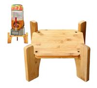 Drink Dispenser Holder - Wooden Base for Party Drinks Holders - Diameter 18.5 cm Stand for Pitchers for Pantry Lemonade Tea Jar Kitchen Party Counter Home Service