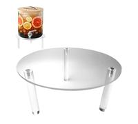 Drink Dispenser Stand - Effortlessly | 7.87 Inch Beverage Dispenser Stand | Acrylic Water Dispenserr and Beverage Dispenserr Standd | Drink Holder for Parties, Events, Weddings, Everyday Home Use
