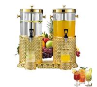 Drink Dispenser with Tap, 2.2 Gallon Beverage Dispenser with Centre Ice Core & Drip Tray, Ideal for Hot Cold Beverage, Juice, Tea, Lemonade, Party Drinks
