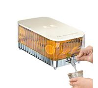 Drink Dispenser with Tap with a Capacity of 5.3L. Refrigerator Water Jug with Dispenser. Beverage Container for Refrigerator. Water Dispenser with Tap.