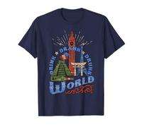 Drink Drank Drunk Around The World Theme Park Bar Hop T-Shirt