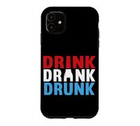 Drink Drank Drunk Bartenders Alcohol Beer Drinking Case for iPhone 11