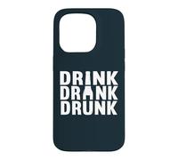 Drink Drank Drunk Bartenders Alcohol Beer Drinking Case for iPhone 15 Pro