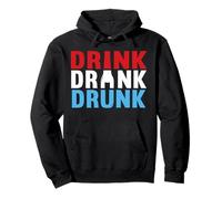 Drink Drank Drunk Bartenders Alcohol Beer Drinking Pullover Hoodie