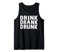 Drink Drank Drunk Bartenders Alcohol Beer Drinking Tank Top