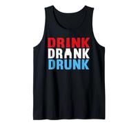 Drink Drank Drunk Bartenders Alcohol Beer Drinking Tank Top