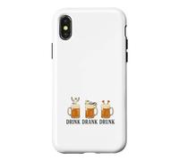 Drink Drank Drunk Beer Seagulls Drinking Saying Case for iPhone X/XS