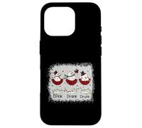 Drink Drank Drunk Cool Snowman Christmas Drink Team Case for iPhone 16 Pro