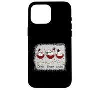 Drink Drank Drunk Cool Snowman Christmas Drink Team Case for iPhone 16 Pro Max