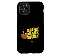 Drink Drank Drunk (Funny Drinking Party Statement) Case for iPhone 11 Pro