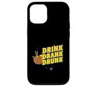 Drink Drank Drunk (Funny Drinking Party Statement) Case for iPhone 12/12 Pro