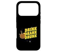 Drink Drank Drunk (Funny Drinking Party Statement) Case for iPhone 17 Pro