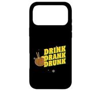 Drink Drank Drunk (Funny Drinking Party Statement) Case for iPhone 17 Pro Max