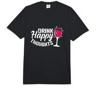 Drink Happy Thoughts Comfort Colors Adult Heavyweight T-Shirt