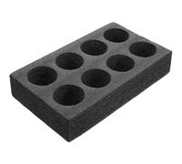 Drink Holder Foam 8 Hole Reusable Anti-Collision Reinforced Cup Holder Portable Drink Caddy Carrier for Party Camping Takeout Delivery and Campervan Beverage Storage