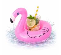Drink Holder, Inflatable Air Mattress, Swimming Ring, Swimming Ring for Pool, Cocktail Holder, Beer Holder, Mug, Can Holder, Cup Holder Beer (Flamingo Pink)