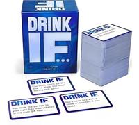 Drink IF Adult Drinking Party Game - 600 Hilarious Questions for Friends & Family to get You Buzzed & Drunk Card Game for Ice Breakers, Fun Parties & Board Games Night