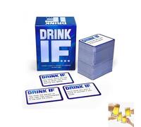 Drink IF There's Always a Reason to Hydrate Card Game, Multiplayer cards for Sleepless night, funny adult drinking games - 300 advanced cards, Game card, Entertainment for Sleepless Nights (1 pcs)
