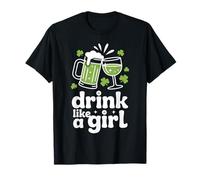 Drink Like A Girl St Patrick's Celebration T-Shirt