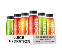 Drink Loom Variety Pack, Orange, Apple, Grape, Low Sugar Juice, Real Fruit, No Added Sugar, Healthy Hydration, 30 Calories,12 oz bottles, 12 pack