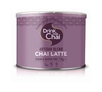 Drink me Chai Artisan Blend Chai Latte 1kg (Pack of 1), Just Add Milk, Vegan & Gluten Free Chai Latte Powder (50 Servings Total)