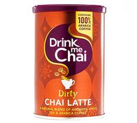 Drink Me Chai Dirty Chai Latte 200g | Just Add Water, Dirty Chai Latte Powder | Made with 100% Colombian Arabica Coffee and Our Secret Chai Latte Recipe (Pack of 1)