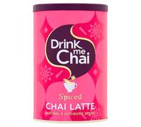 Drink Me Chai Spiced Chai Latte 250g - Authentic Spiced Chai Powder Drink - Café Style Instant Latte - Includes Gifty Goodness Shopping List