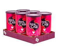 Drink Me Chai Spiced Chai Latte 250g Pack of 6 Just Add Water Chai Latte P