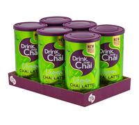 Drink Me Chai Vegan Chai Latte 250g - Just Add Water, Vegan Chai Latte Powder (Vegan, Pack of 6)