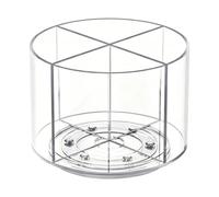 Drink Mix Packet Organizer 4 Compartments Compact Non-Slip Rack