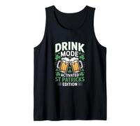 Drink Mode Activated St Patricks Edition Beer Tank Top