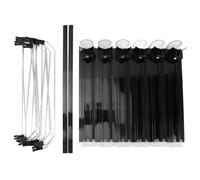 DRINK ORGANIZER FRIDGE HOLDER ADJUSTABLE FAST DISPENSER CANS BOTTLES HOME KITCHEN OFFICE (Black)