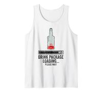 Drink Package Loading Please Wait Funny Bottle Cruise Ship Tank Top