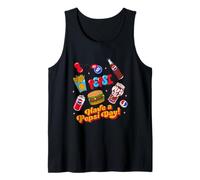 Drink Pepsi Bubble Letter Vintage Retro Graphic PAPL1421 Tank Top