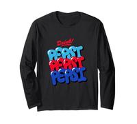 Drink Pepsi Colorful Bubble Letter Retro Pop Art PAPL1420 Long Sleeve T-Shirt