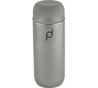 DrinkPod Reusable Capsule Drink Flasks with Vacuum Walled Stainless Steel Body, Metallic Silver Finish 200ml