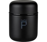 Pioneer Stainless Steel Vacuum Insulated Leak-Proof Foodpod Capsule Flask 6 Hours Hot 24 Hours Cold, Matt Black, 400 ml