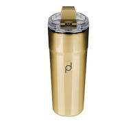 Drink Pod Metallic Range 450ml Coffee Flask, Silver, Stainless Steel Double Wall Insulated Travel Cup