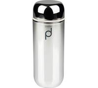 DrinkPod Reusable Capsule Drink Flasks with Vacuum Walled Stainless Steel Body, Metallic Silver Finish 200ml