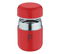 Drink Pod Stainless Steel Vacuum Insulated Leak-Proof Food Pod Capsule Flask 6 Hours Hot 24 Hours Cold, Red, 280ml