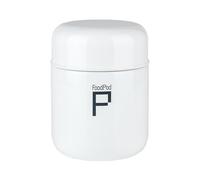 Drink Pod, Stainless Steel Vacuum Insulated Leak-Proof Foodpod Capsule Flask 6 Hours Hot 24 Hours Cold, White, 700ml