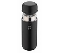 DrinkPod Vacuum Insulated Flask, Stainless Steel, Black, 300ml
