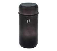 Drink Pod Vacuum Insulated Flask, Metallic Black, 350ml