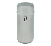 Drink Pod Vacuum Insulated Flask, Metallic Silver, 350ml