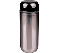 DrinkPod Vacuum Insulated Flask, Stainless Steel, Metallic Black, 200 milliliters