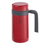 DrinkPod Vacuum Insulated Leak-Proof Flask, 450ml, Red
