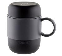 DrinkPod Vacuum Insulated Travel Mug, Stainless Steel, 280ml, Black