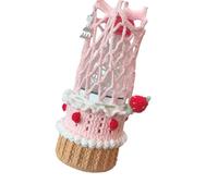 Drink Sleeve Crochet Cup Accessory, Soft Yarn Bottle Holder for Daily Carry, Desk Decor, Small Item Storage Hand Crocheted Drink Cozy Yarn Beverage Holder Cup Pouch Desk Decor Bottle